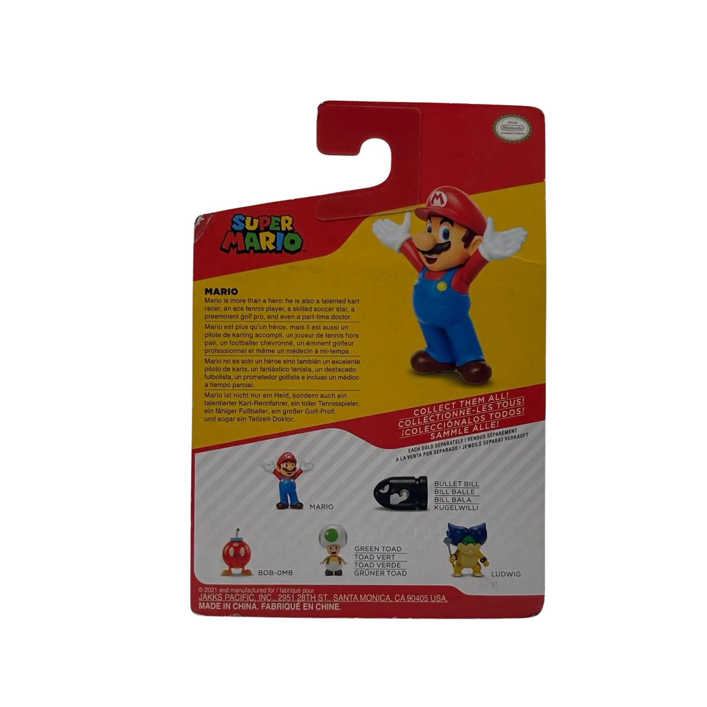 Super Mario Figur für Sammler (Jakks) - Mario - neu Merchandise Zockerkiste