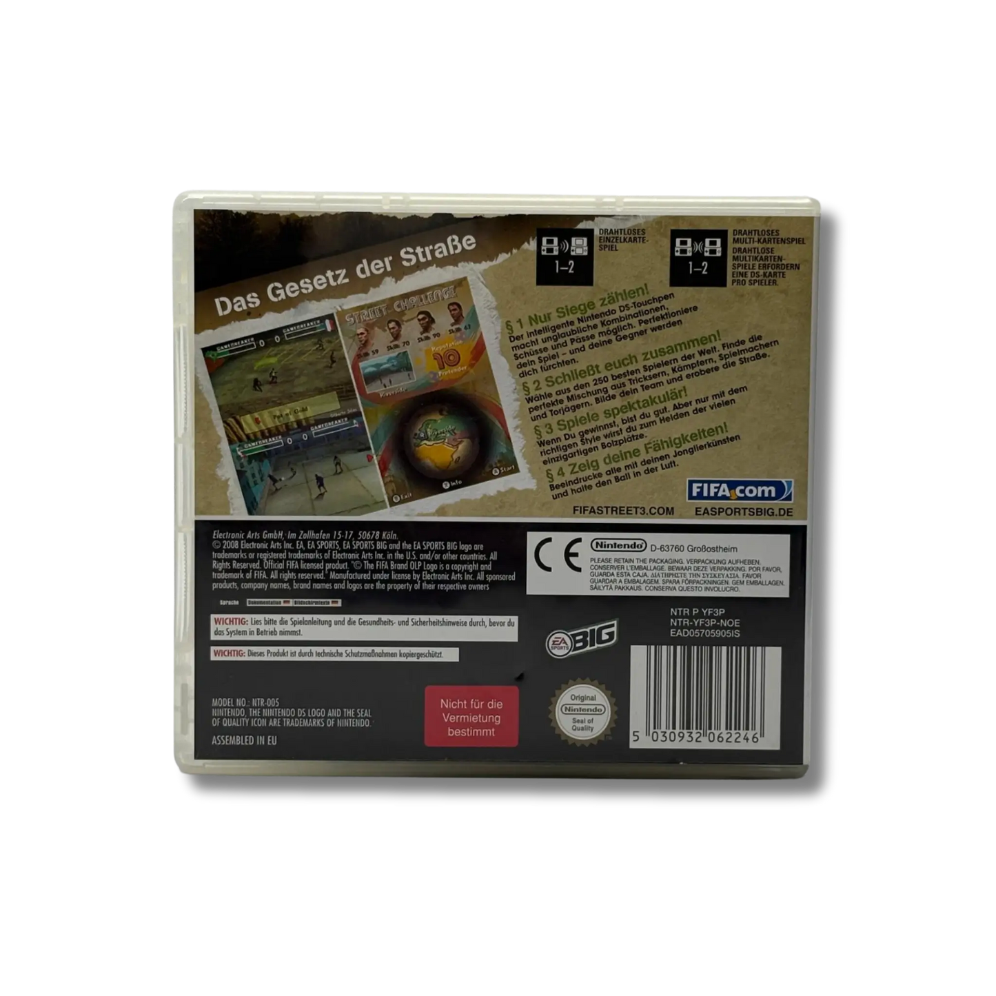 Fifa Street 3 - Nintendo DS (NDS) - Modul & OVP - sehr guter Zustand