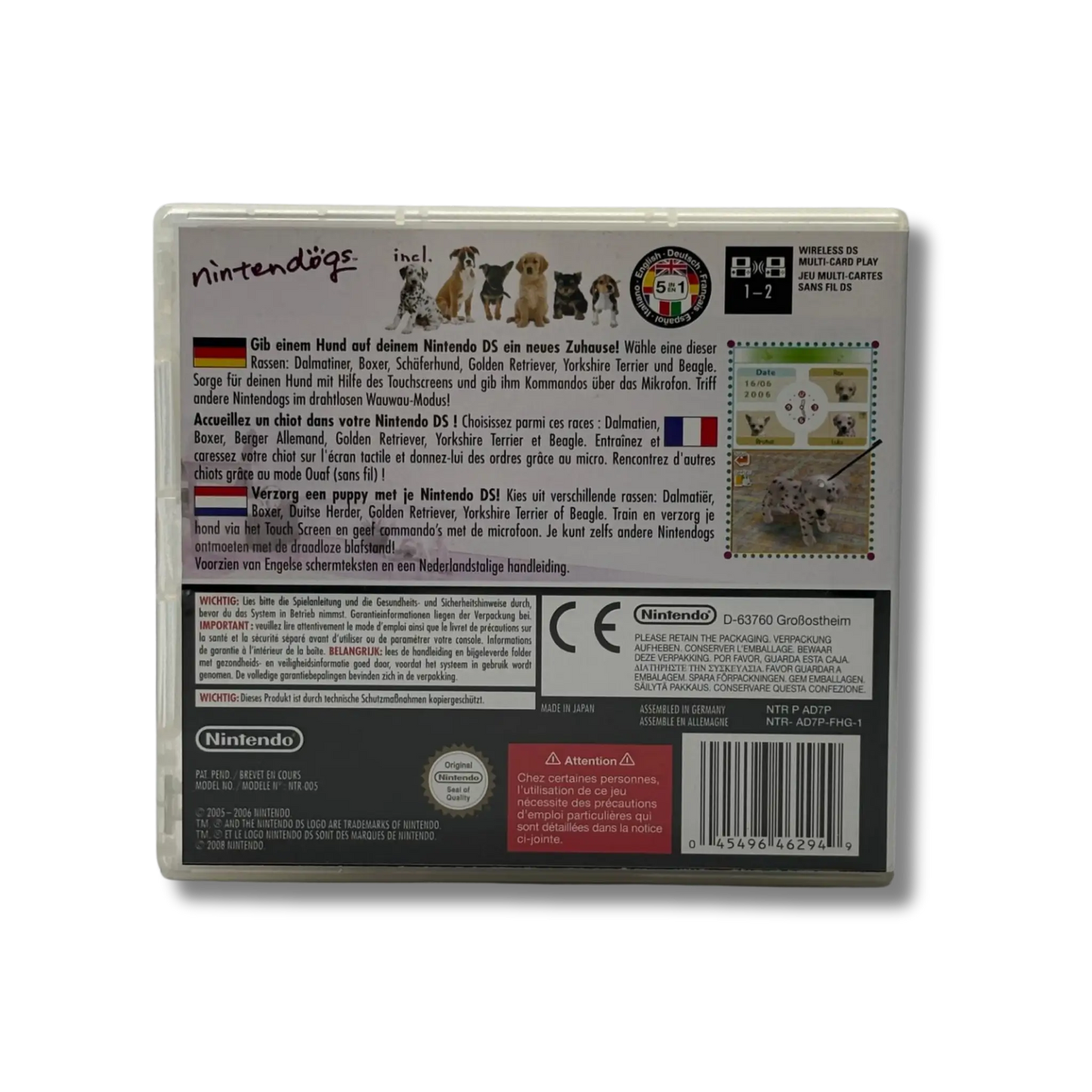 Nintendogs: Dalmatian & Friends - Nintendo DS (NDS) - Modul & OVP - sehr guter Zustand