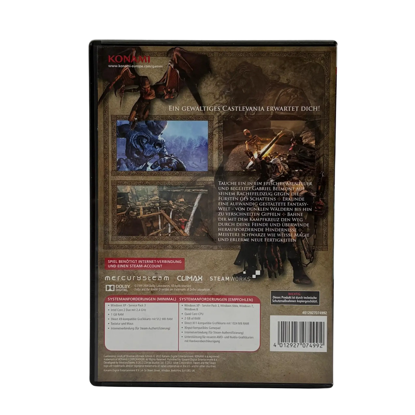 Castlevania: Lords Of Shadow Ultimate Edition - PC Spiel DVD - OVP - sehr guter Zustand