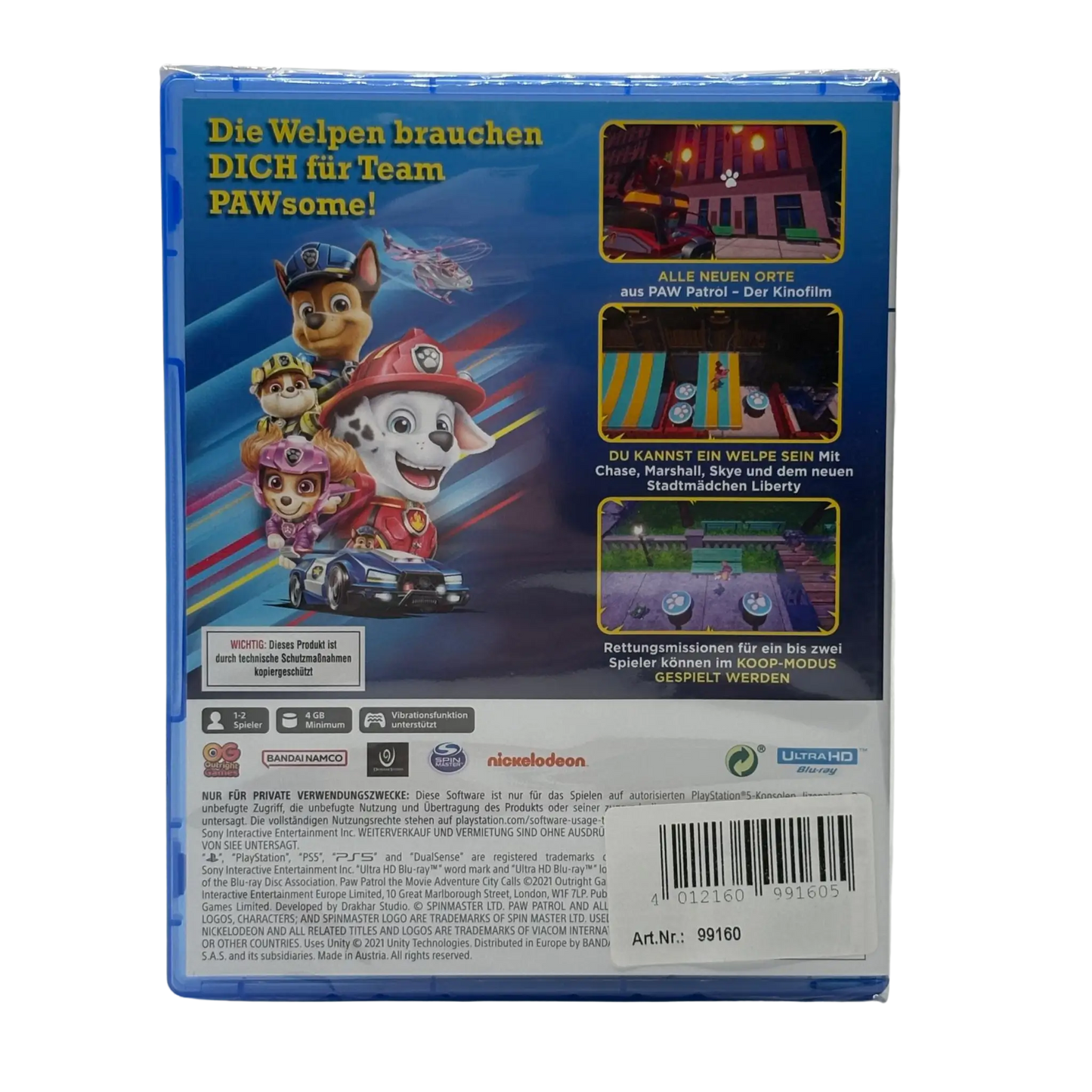 PAW Patrol: Abenteuerstadt ruft - Playstation 5 (PS5) - neu