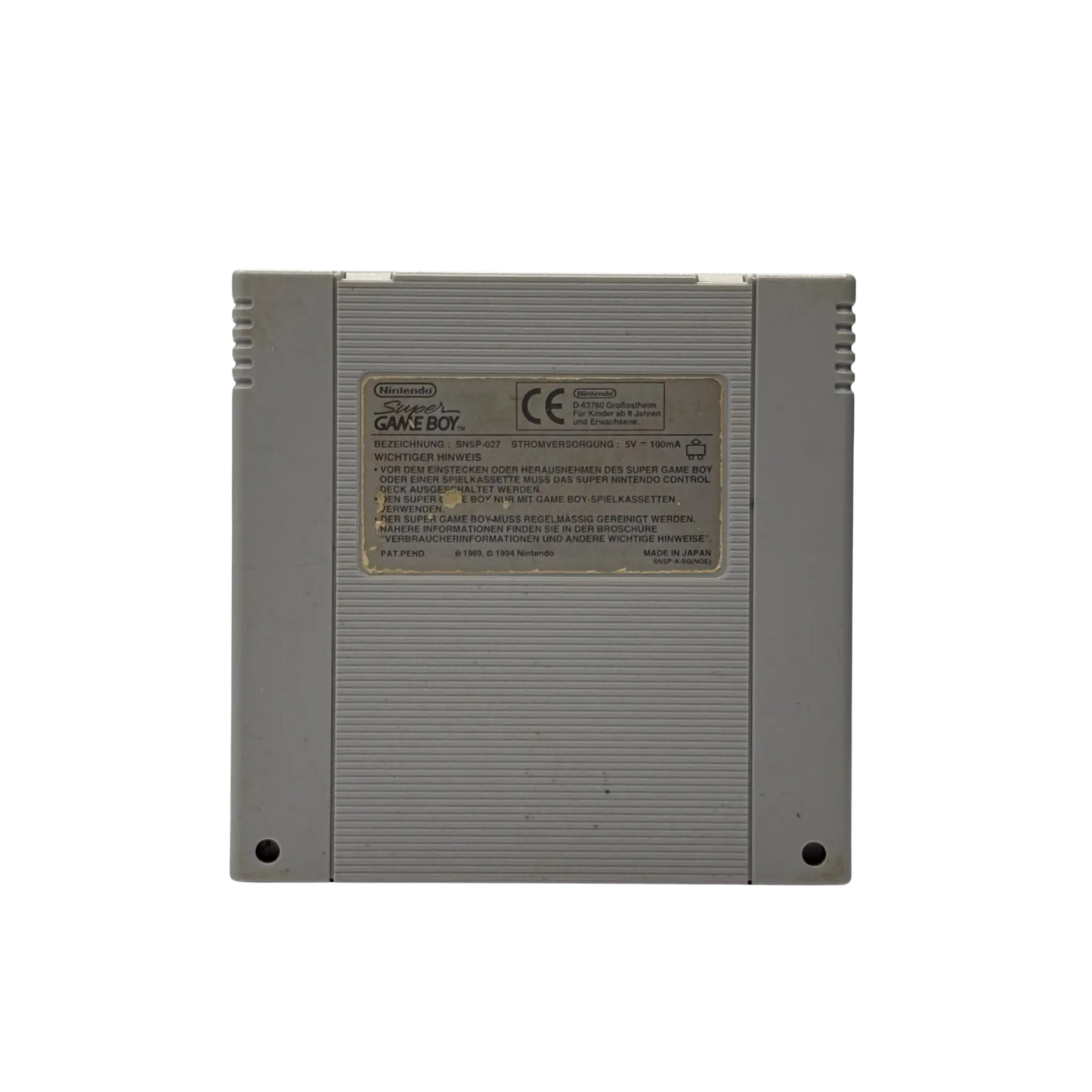 Super Game Boy Adapter für Super Nintendo (SNES) PAL - gebraucht - guter Zustand