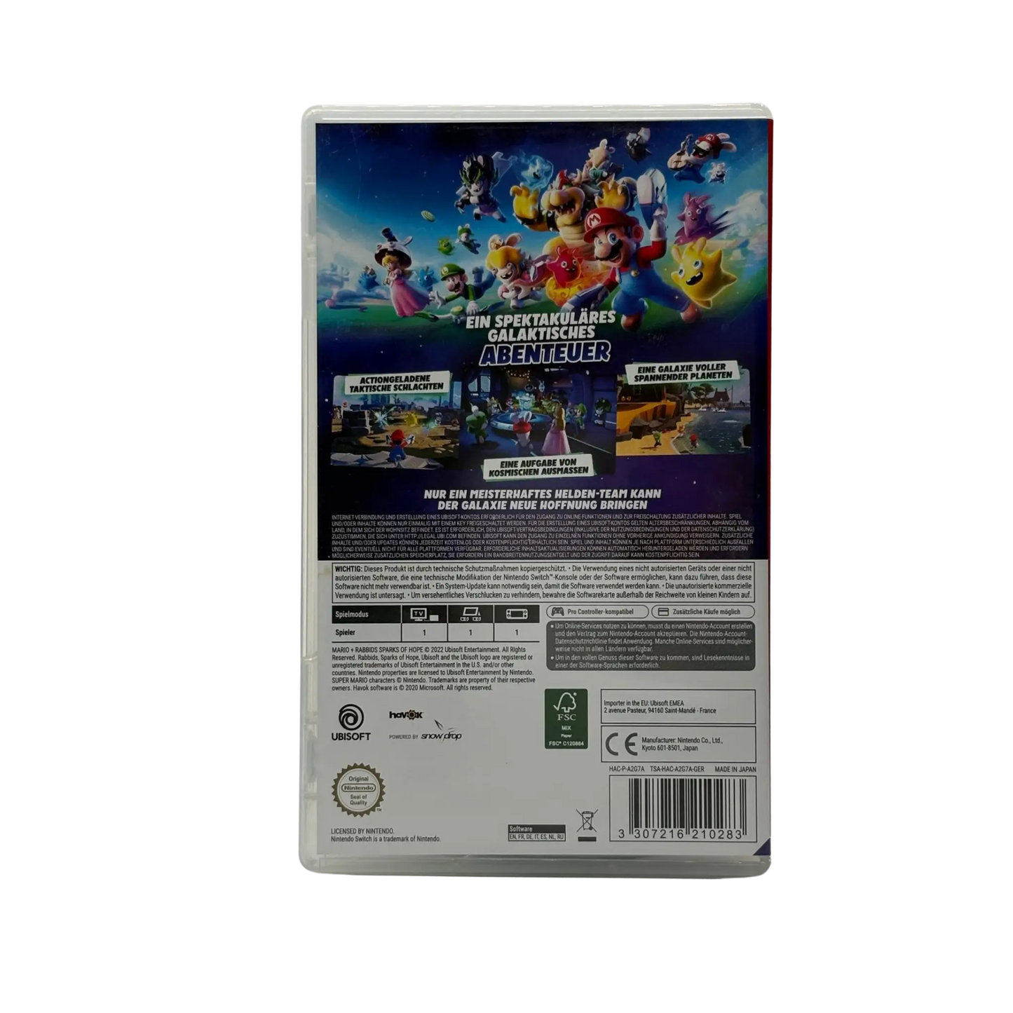 Mario + Rabbids Sparks of Hope - Nintendo Switch - sehr guter Zustand - mit OVP Spiel Zockerkiste