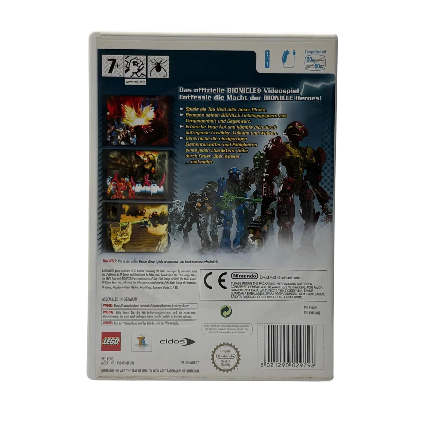 Bionicle Heroes - Nintendo Wii PAL - OVP - gebraucht (gut)