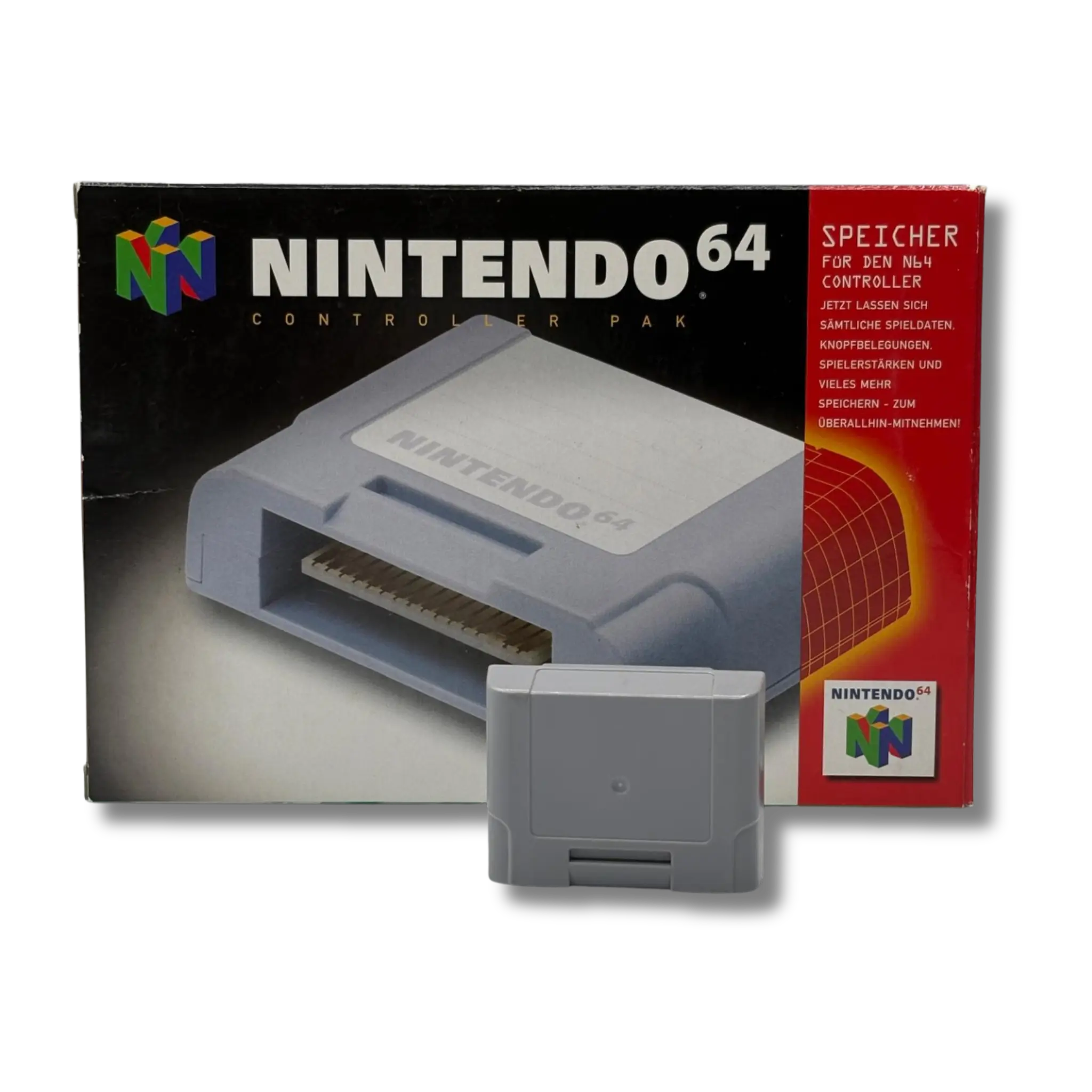 Nintendo 64 (N64) Controller Pak NUS-004 - gebraucht - wie neu mit OVP