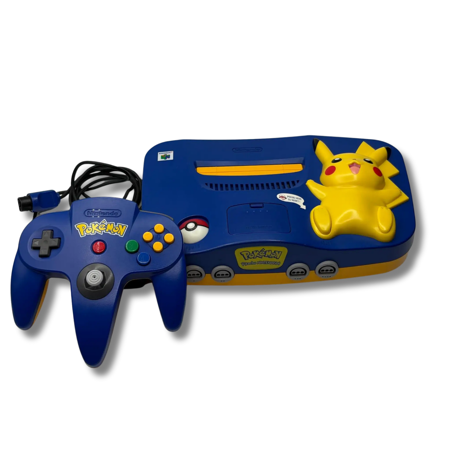 Nintendo 64 (N64) Pikachu Edition - gebraucht (sehr guter Zustand) inkl. Zubehör
