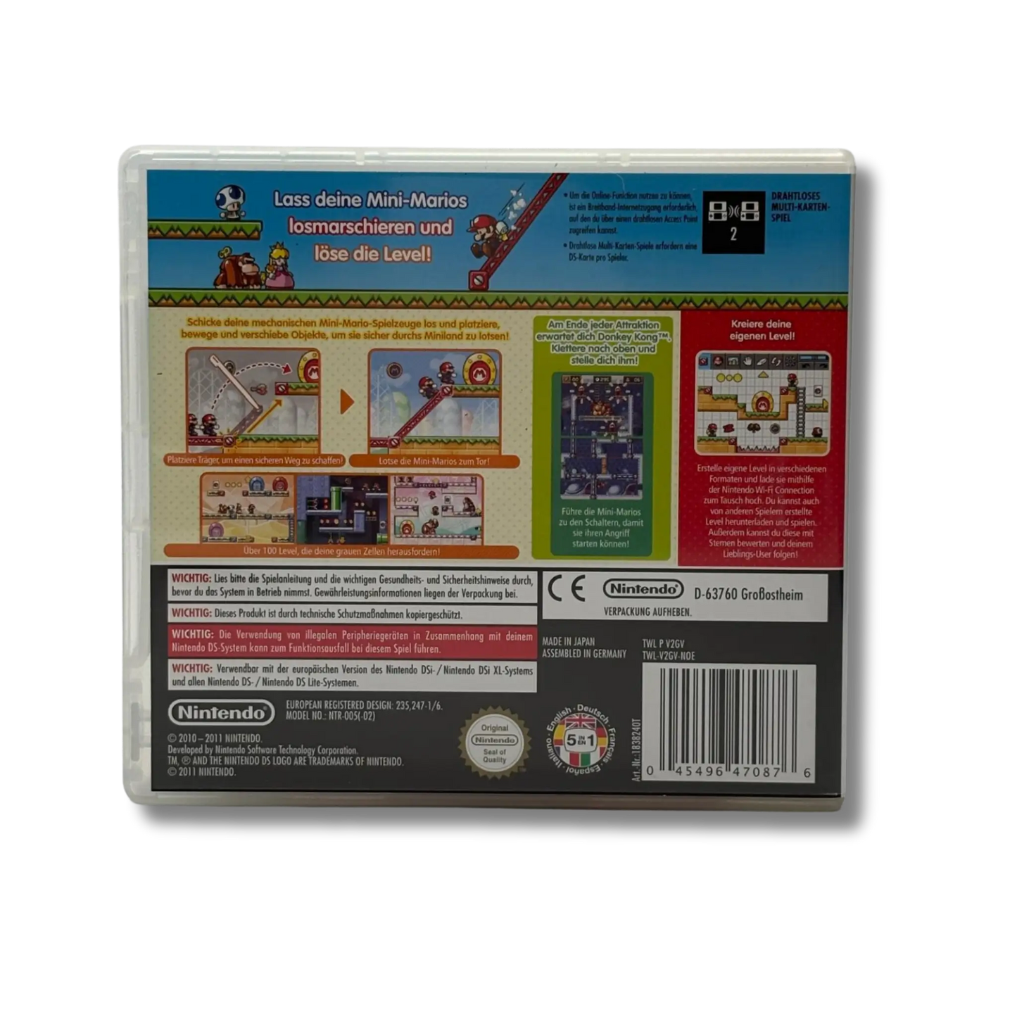 Mario vs. Donkey Kong: Aufruhr im Miniland - Nintendo DS (NDS) - Modul & OVP - sehr guter Zustand