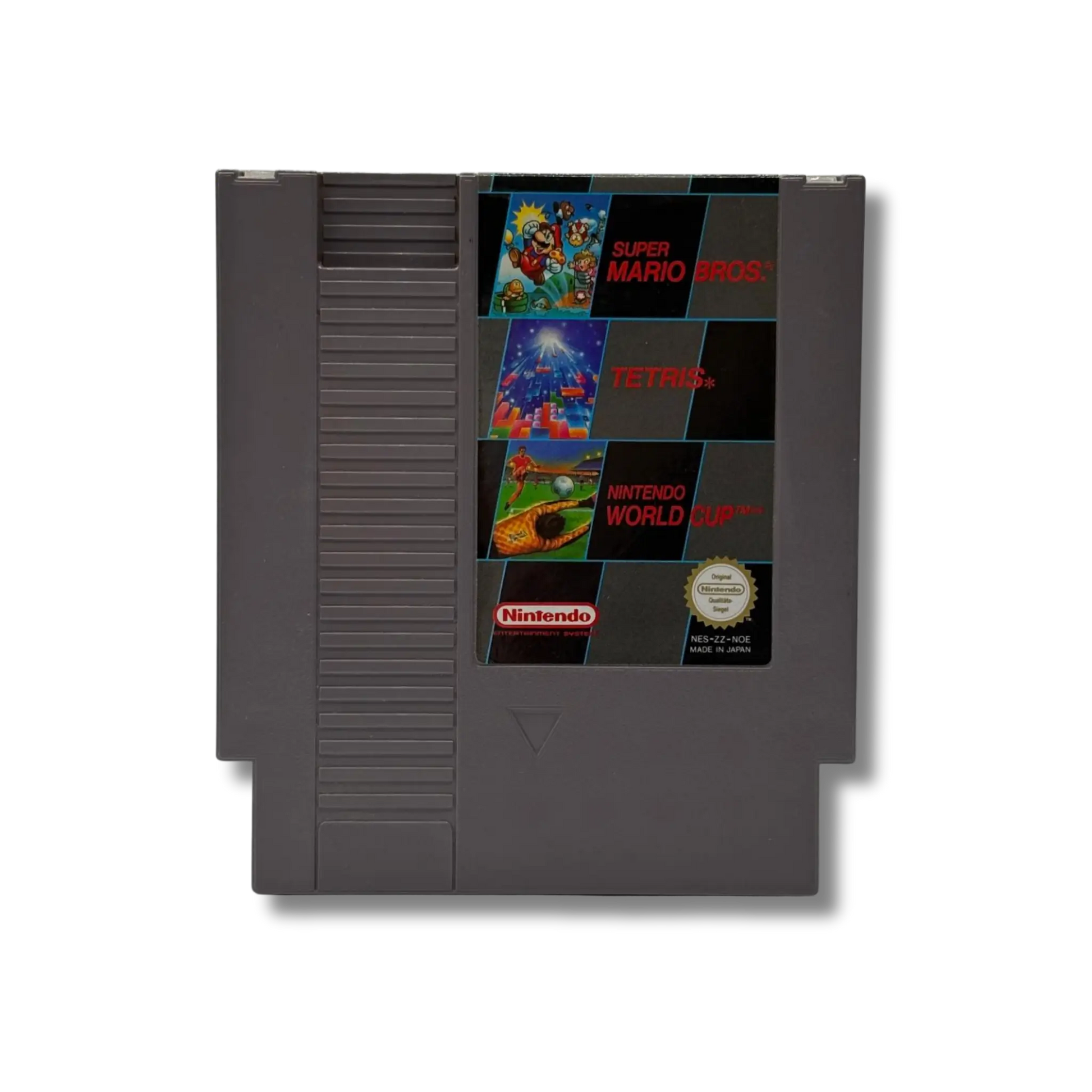 3 in 1 - Super Mario Bros. 1 - Nintendo World Cup - Tetris - NES Modul PAL Spiel Zockerkiste