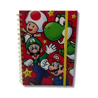 Notizblock im Nintendo Look - Super Mario, Bowser, usw. Merchandise Zockerkiste