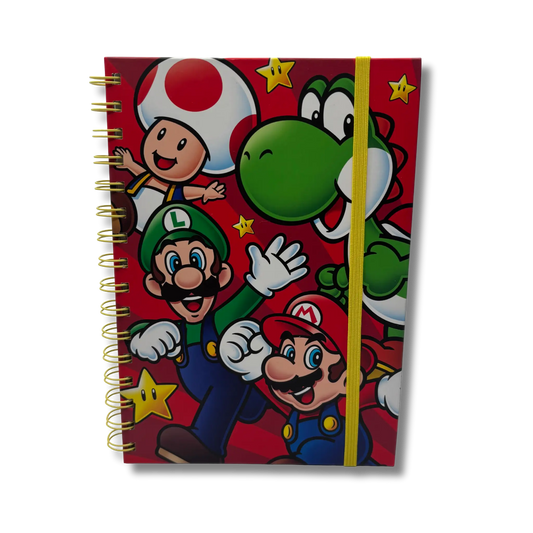 Notizblock im Nintendo Look - Super Mario, Bowser, usw.