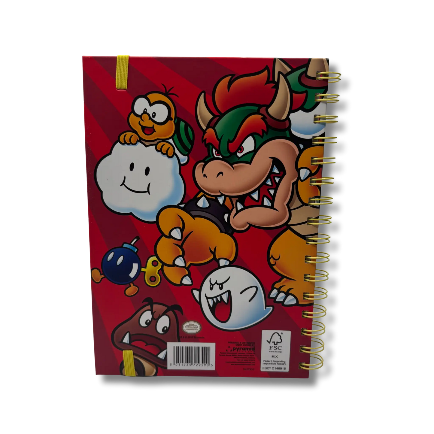 Notizblock im Nintendo Look - Super Mario, Bowser, usw. Merchandise Zockerkiste