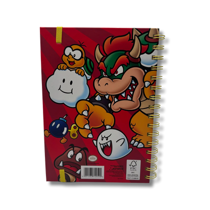 Notizblock im Nintendo Look - Super Mario, Bowser, usw. Merchandise Zockerkiste