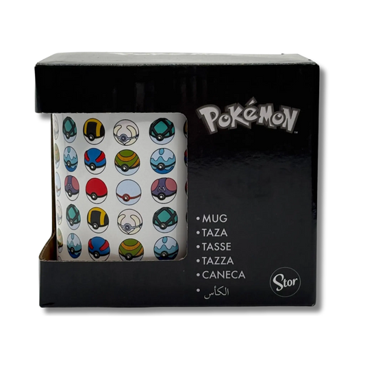 Pokemon Tasse - Kaffetasse im Pokeball Look - neu