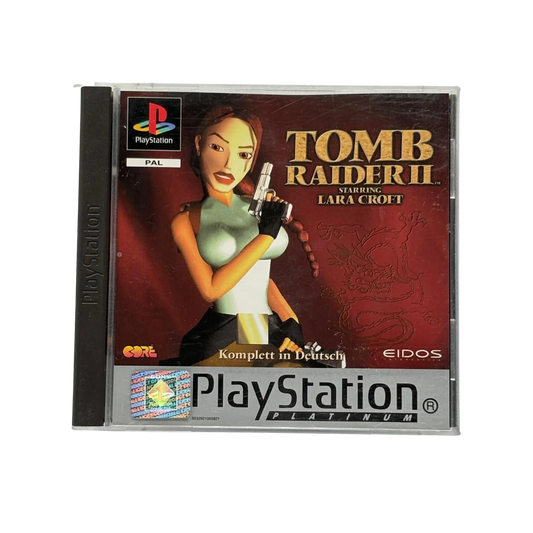 Tomb Raider 2 - Playstation 1 (PS1) - Platinum - OVP - Zustand akzeptabel Spiel Zockerkiste