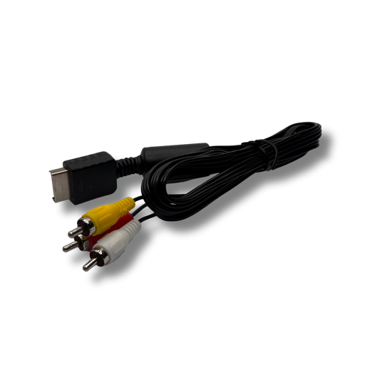 AV-Kabel - Composite Kabel (Audio-Video) - TV-Anschlusskabel für PS1, PS2 und PS3
