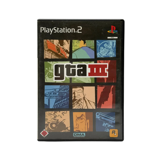 Grand Theft Auto 3 (GTA III) - Playstation 2 (PS2) - OVP - USK 18 Spiel Zockerkiste