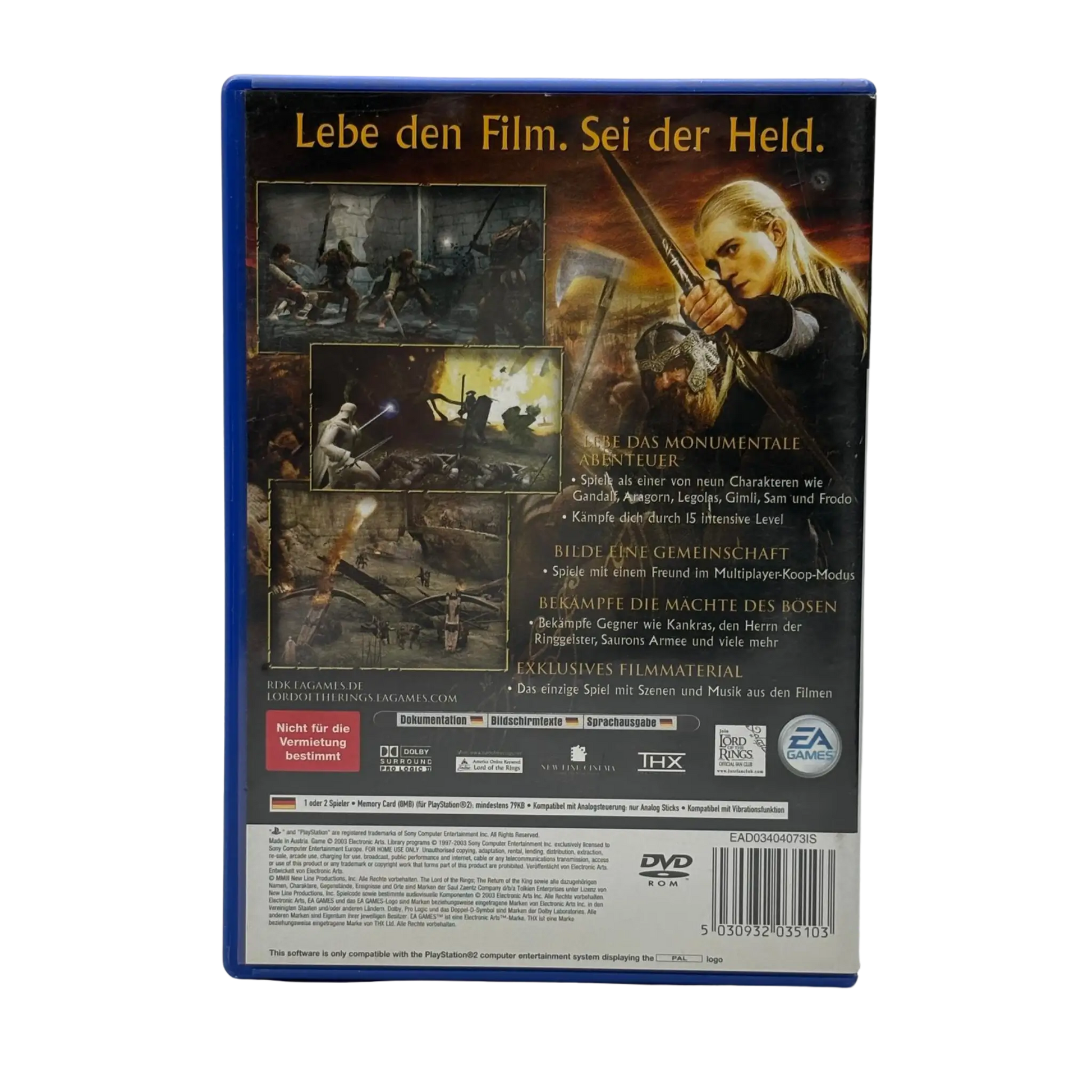 Der Herr Der Ringe: Die Rückkehr des Königs - Playstation 2 (PS2) - OVP Spiel Zockerkiste