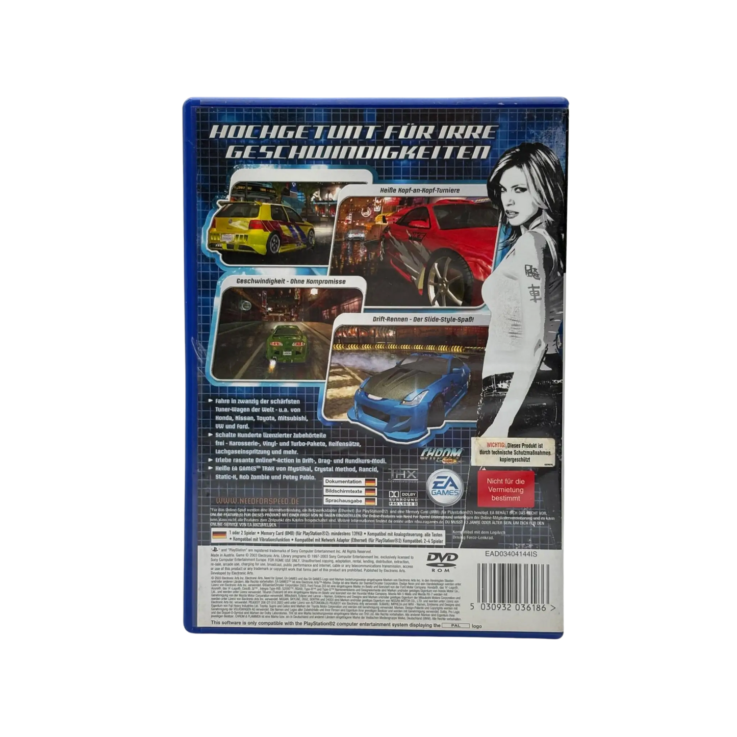 Need For Speed Underground - Playstation 2 (PS2) - OVP