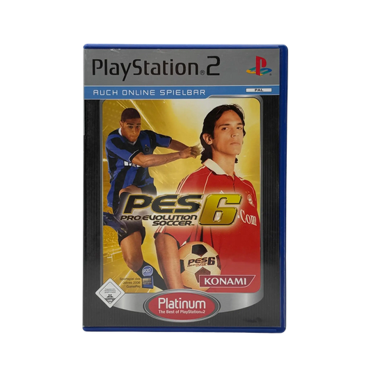 Pro Evolution Soccer 6 (PES 6) - Playstation 2 (PS2) - Platinum - OVP Spiel Zockerkiste