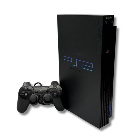 Playstation 2 (PS2) Fat Konsole - schwarz - Modell SCPH-30004 PAL - gebraucht (gut)