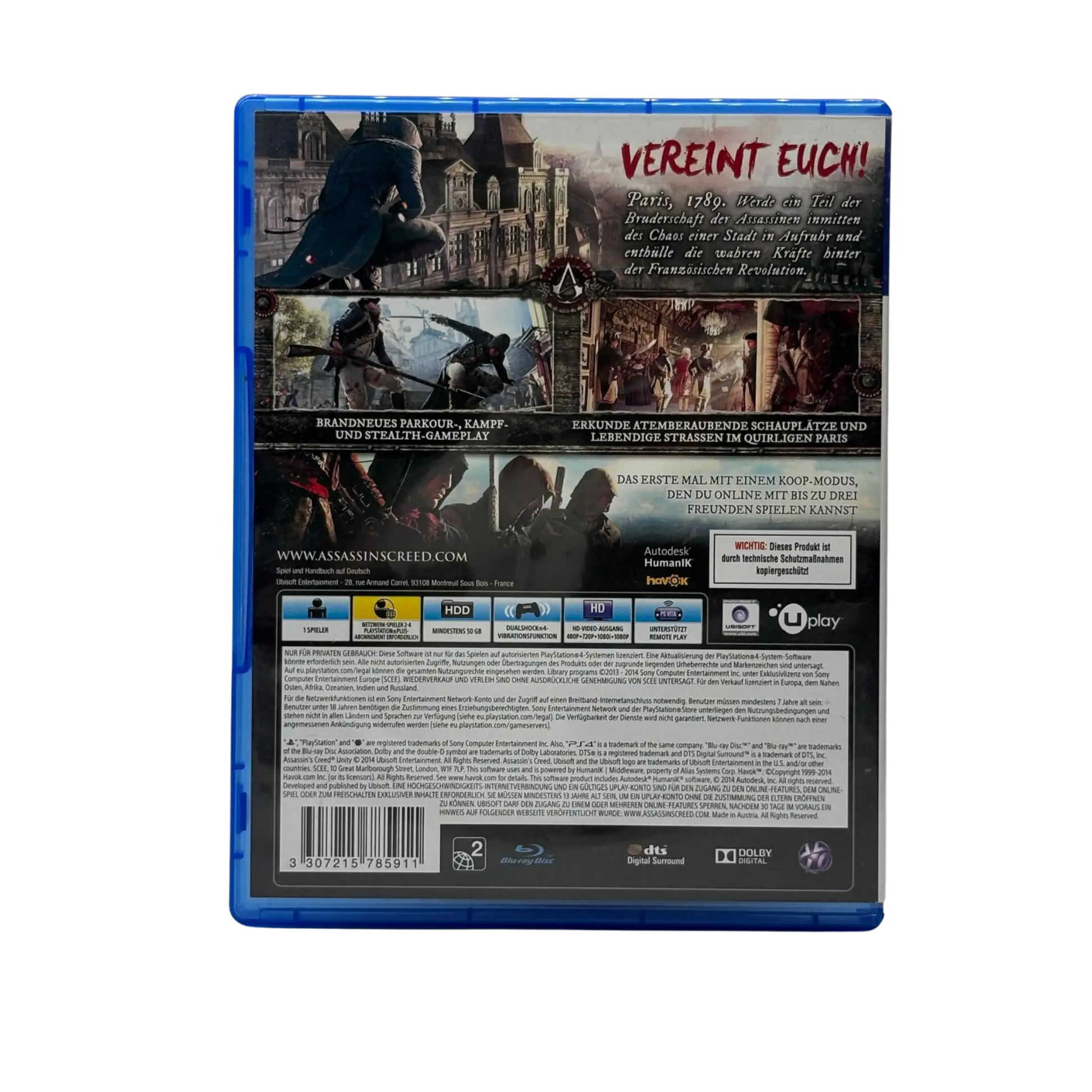 Assassin’s Creed Unity - Playstation 4 (PS4) - OVP Spiel Zockerkiste