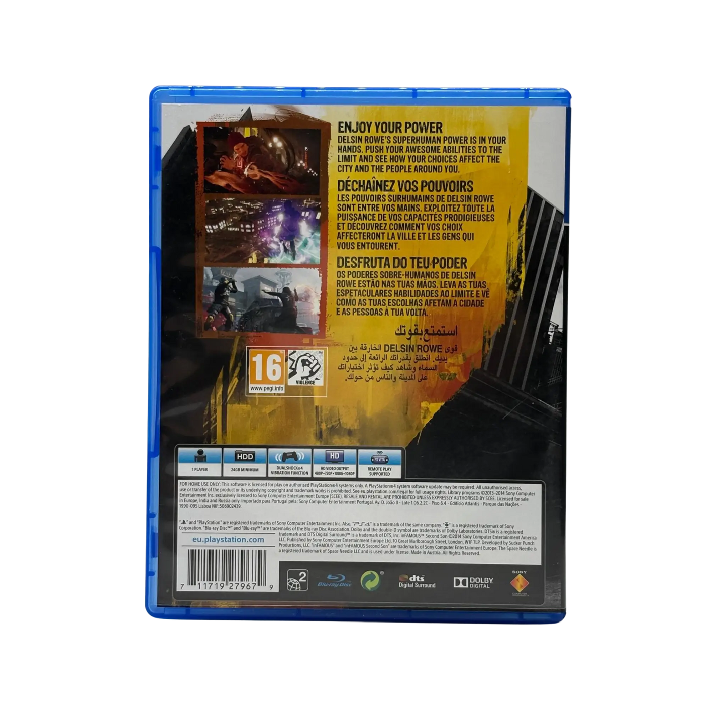 inFAMOUS: Second Son - Playstation 4 (PS4) - OVP - sehr guter Zustand Spiel Zockerkiste