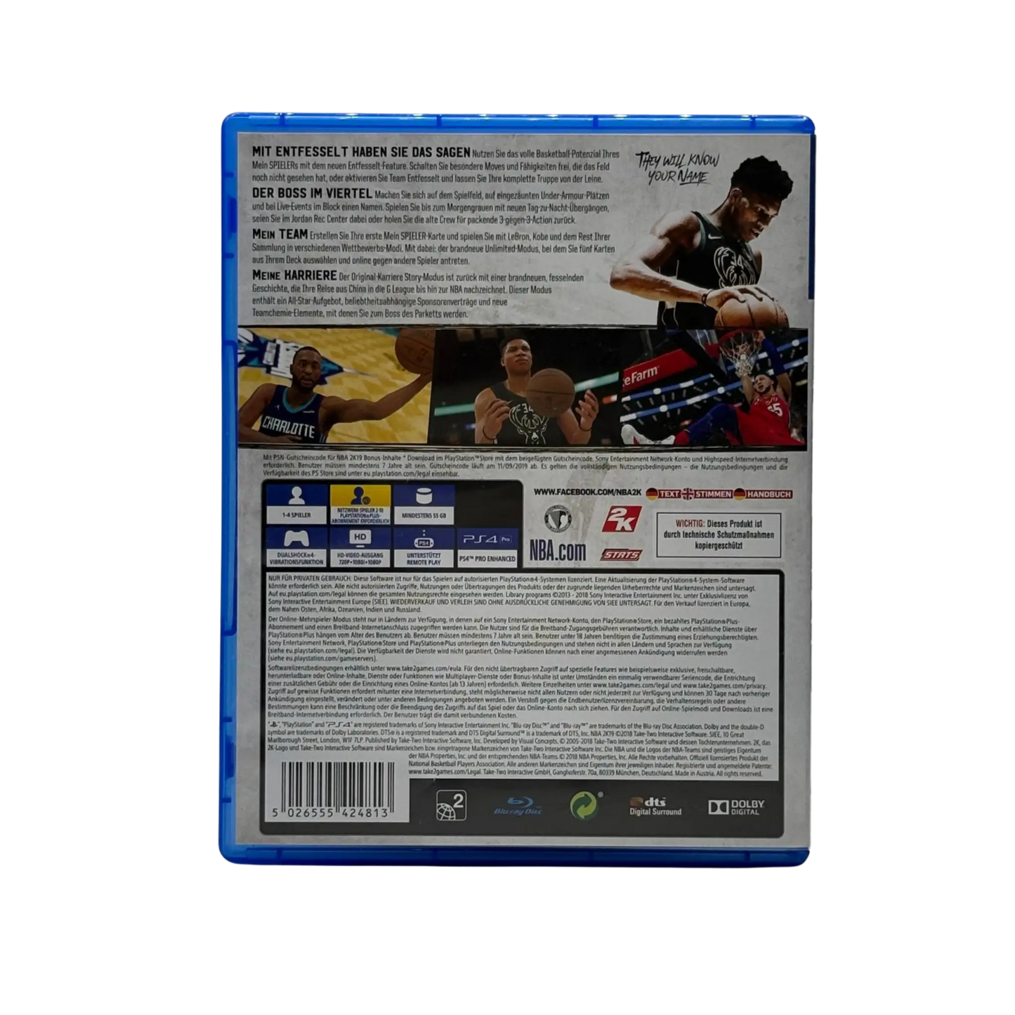 NBA 2K19 - Playstation 4 (PS4) - OVP Spiel Zockerkiste