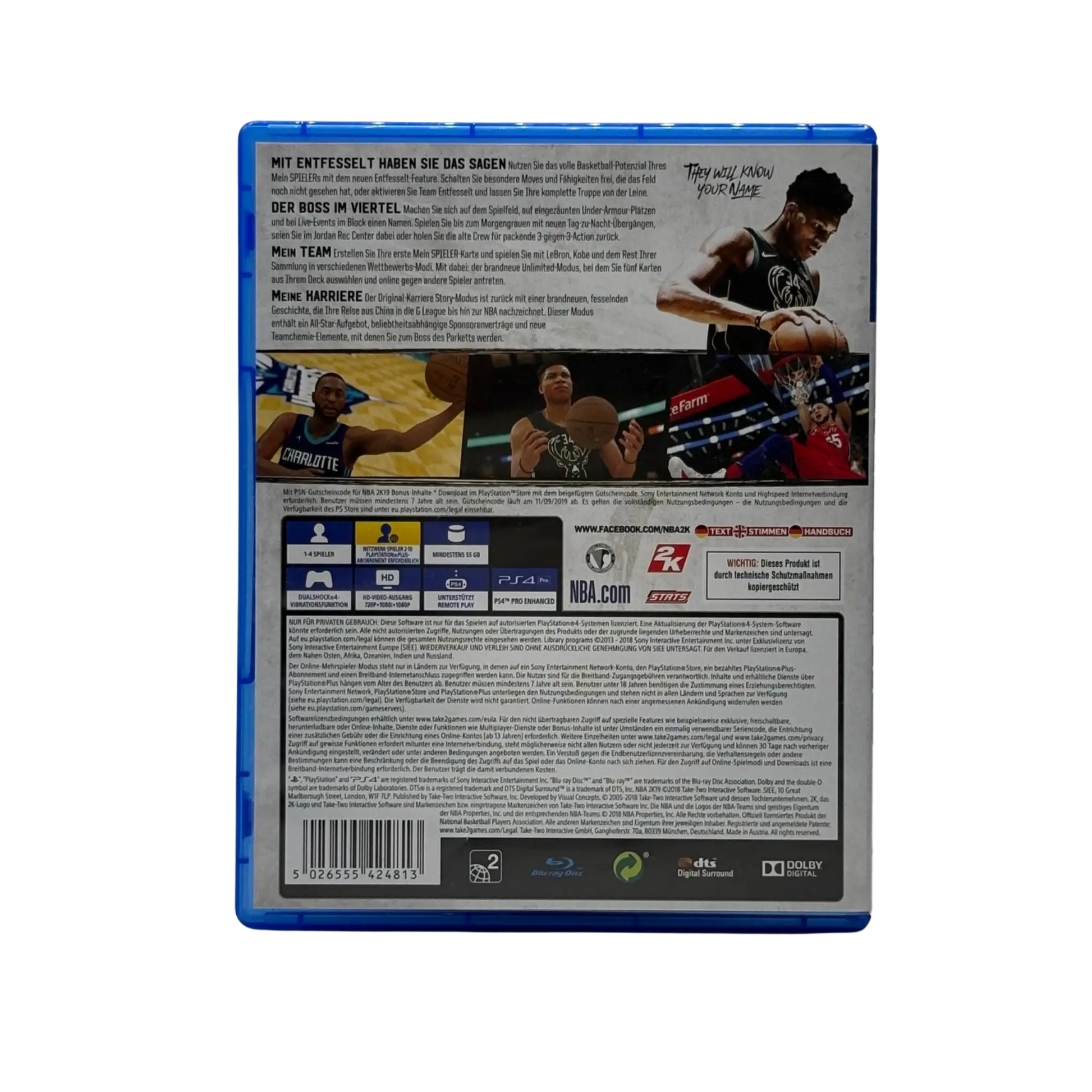 NBA 2K19 - Playstation 4 (PS4) - OVP Spiel Zockerkiste