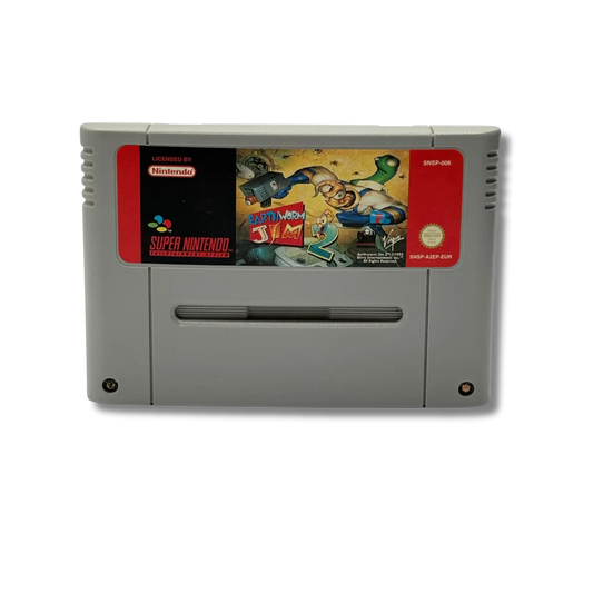 Earthworm Jim 2 - Super Nintendo (SNES) - Modul PAL (gebraucht) Spiel Zockerkiste