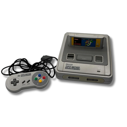 Super Nintendo (SNES) Konsole - gebraucht (guter Zustand) inkl. Super Mario World