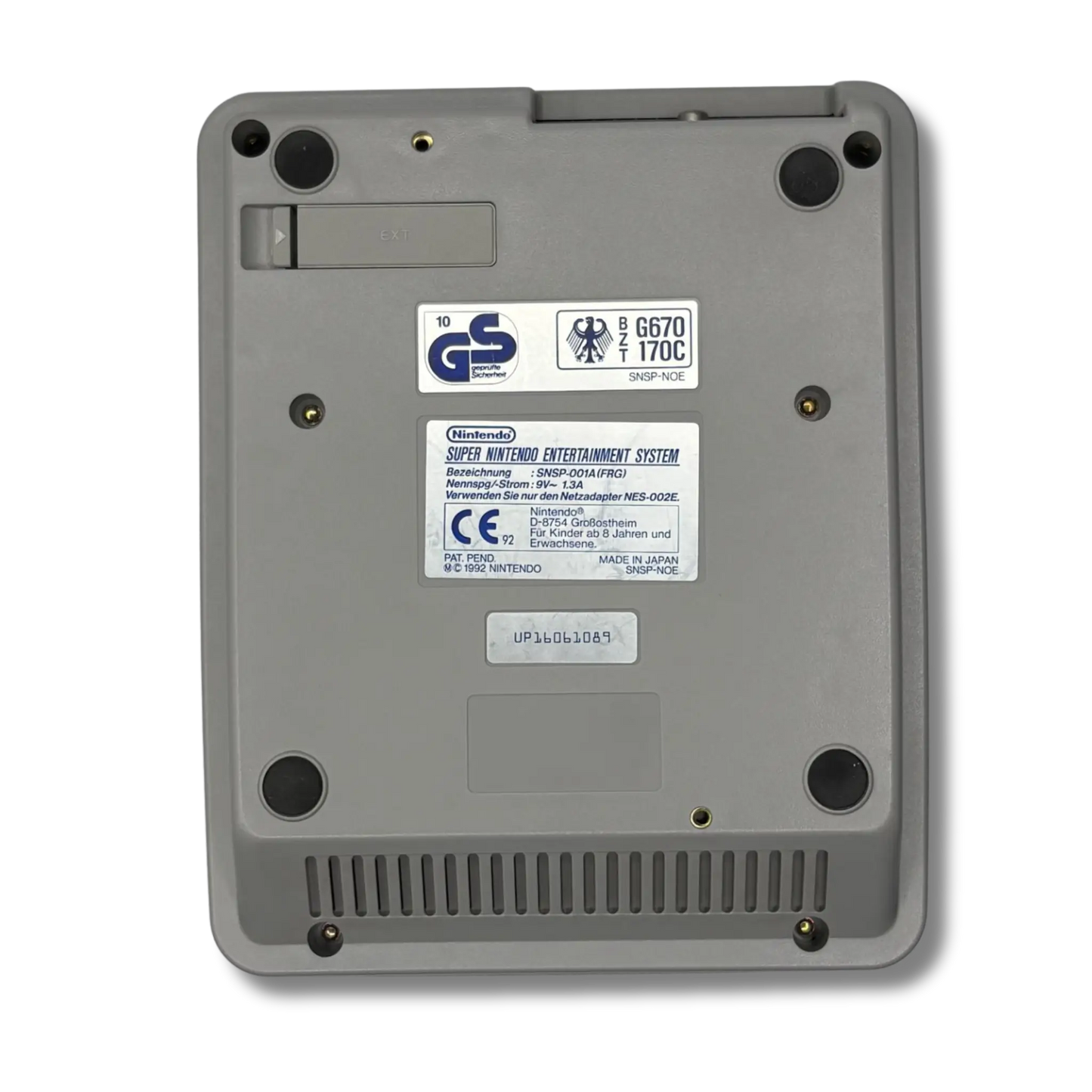 Super Nintendo (SNES) Konsole - gebraucht (guter Zustand) inkl. Super Mario World