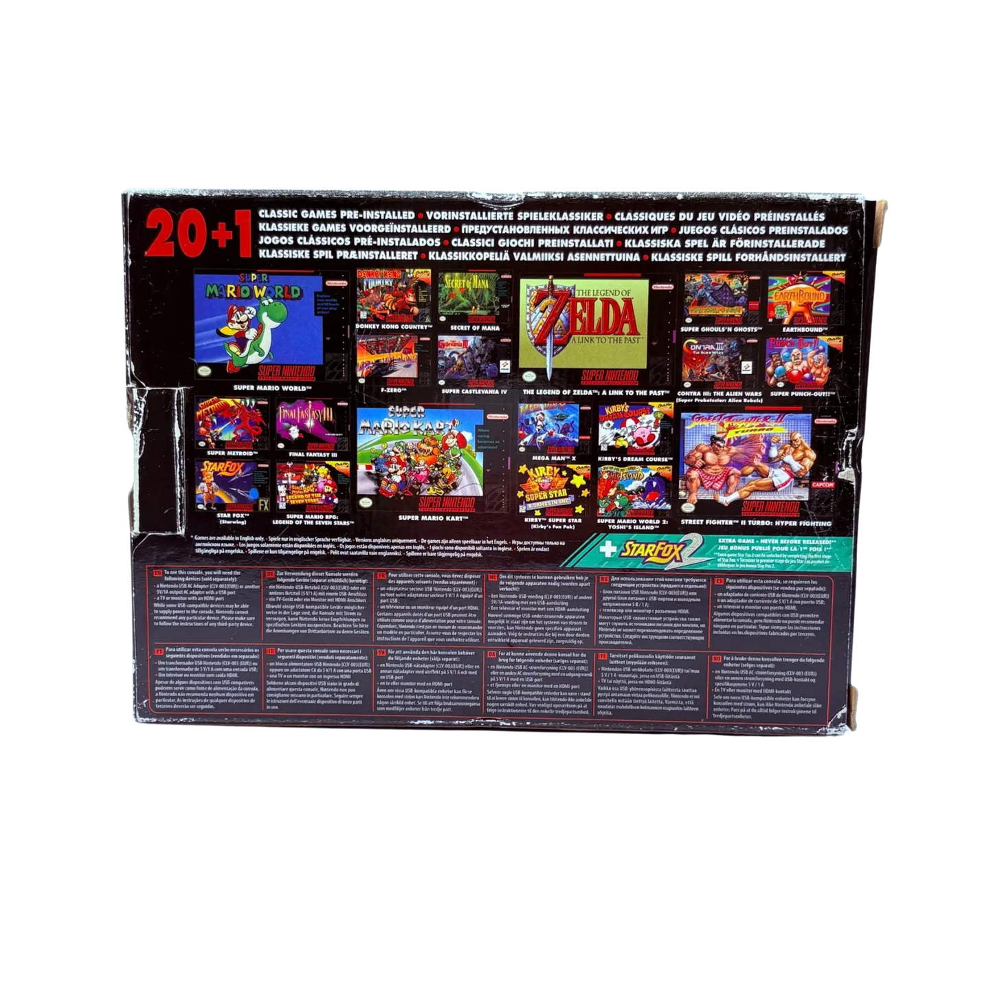 Super Nintendo Classic Mini Konsole - OVP & CIB - gebraucht (wie neu) inkl. Zubehör