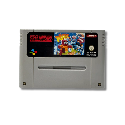 Plok - Super Nintendo (SNES) - Modul PAL (gebraucht) Spiel Zockerkiste