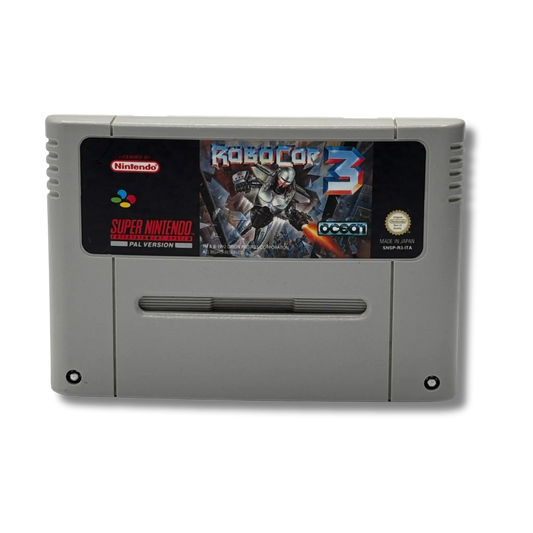 RoboCop 3 - Super Nintendo (SNES) - Modul PAL (akzeptabel) Spiel Zockerkiste