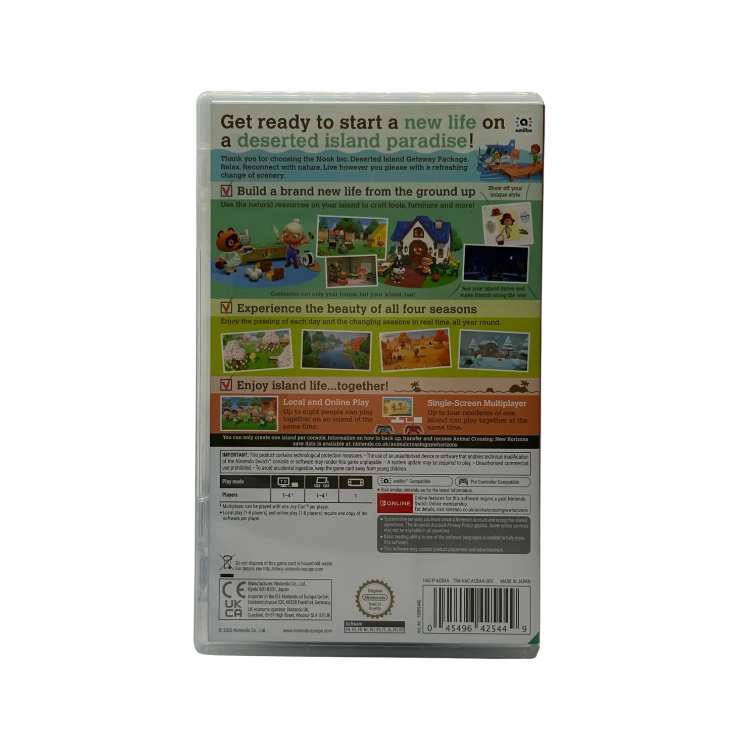 Animal Crossing: New Horizons - Nintendo Switch - sehr guter Zustand - mit OVP Spiel Zockerkiste