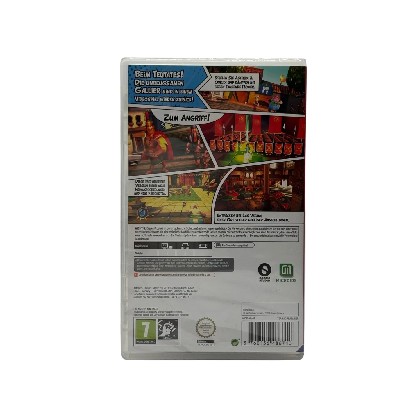 Asterix & Obelix XXL 2 - Nintendo Switch - neu (Code in Box) Spiel Zockerkiste