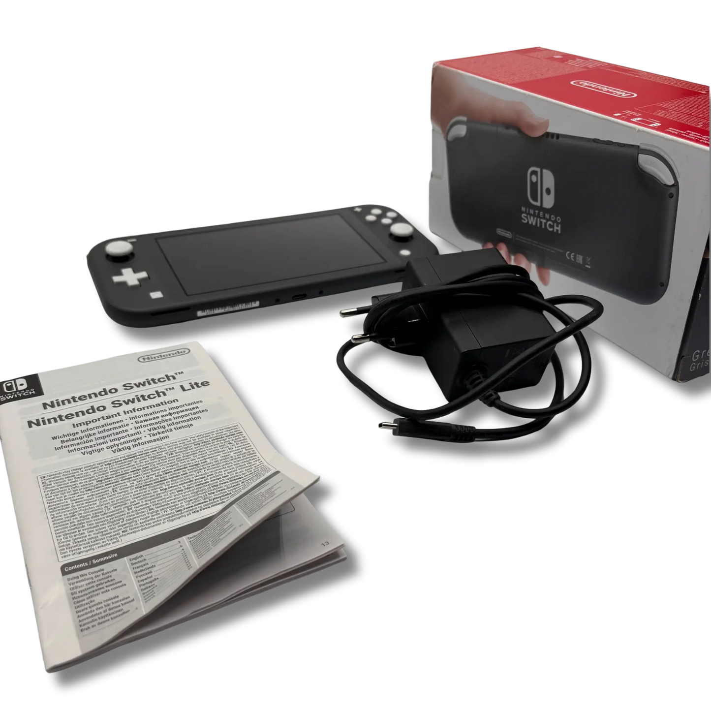 Nintendo Switch Lite - Handheld Konsole - grau - neuwertiger Zustand in OVP