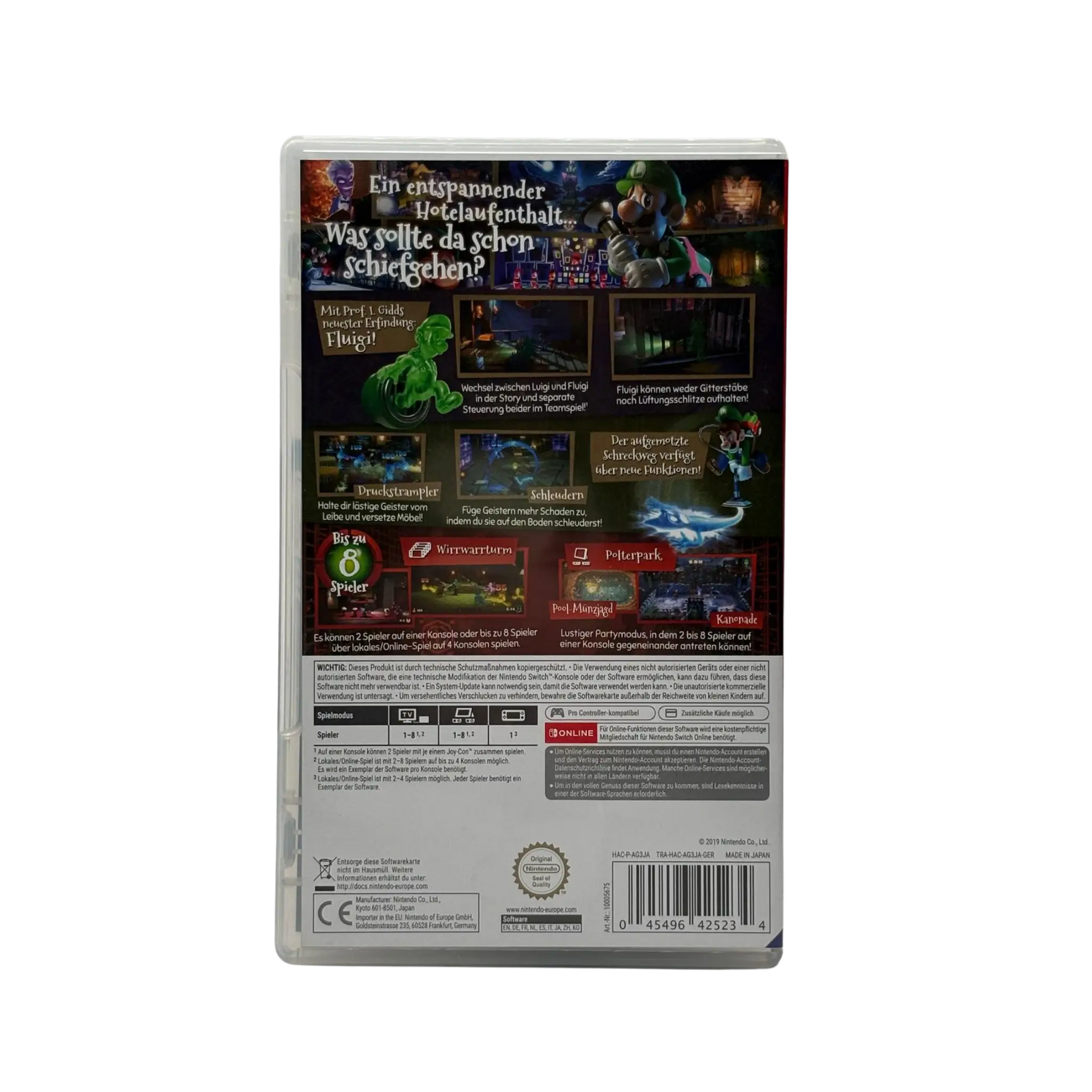 Luigi's Mansion 3 - Nintendo Switch - sehr guter Zustand - mit OVP Spiel Zockerkiste