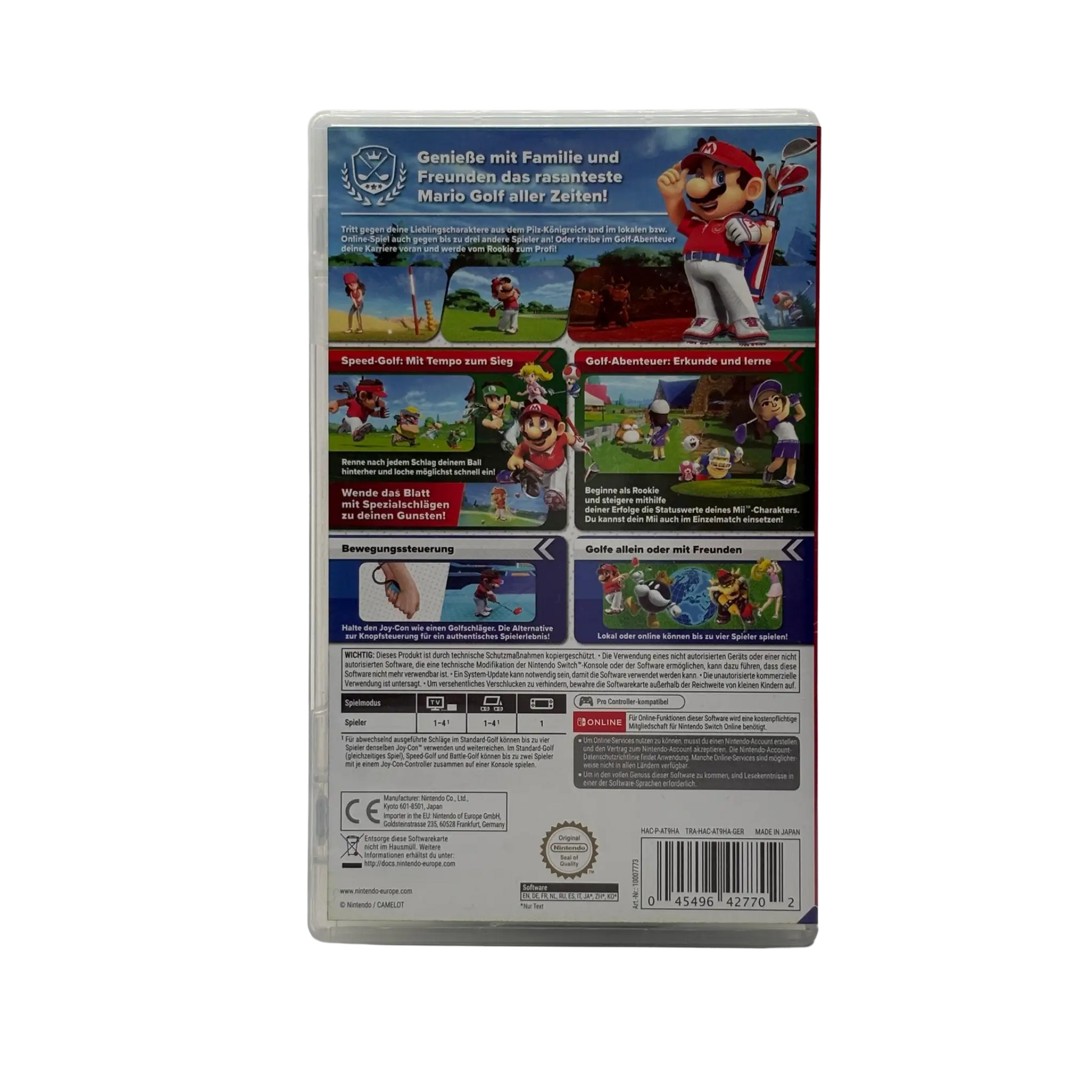 Mario Golf: Super Rush - Nintendo Switch - sehr guter Zustand - mit OVP Spiel Zockerkiste
