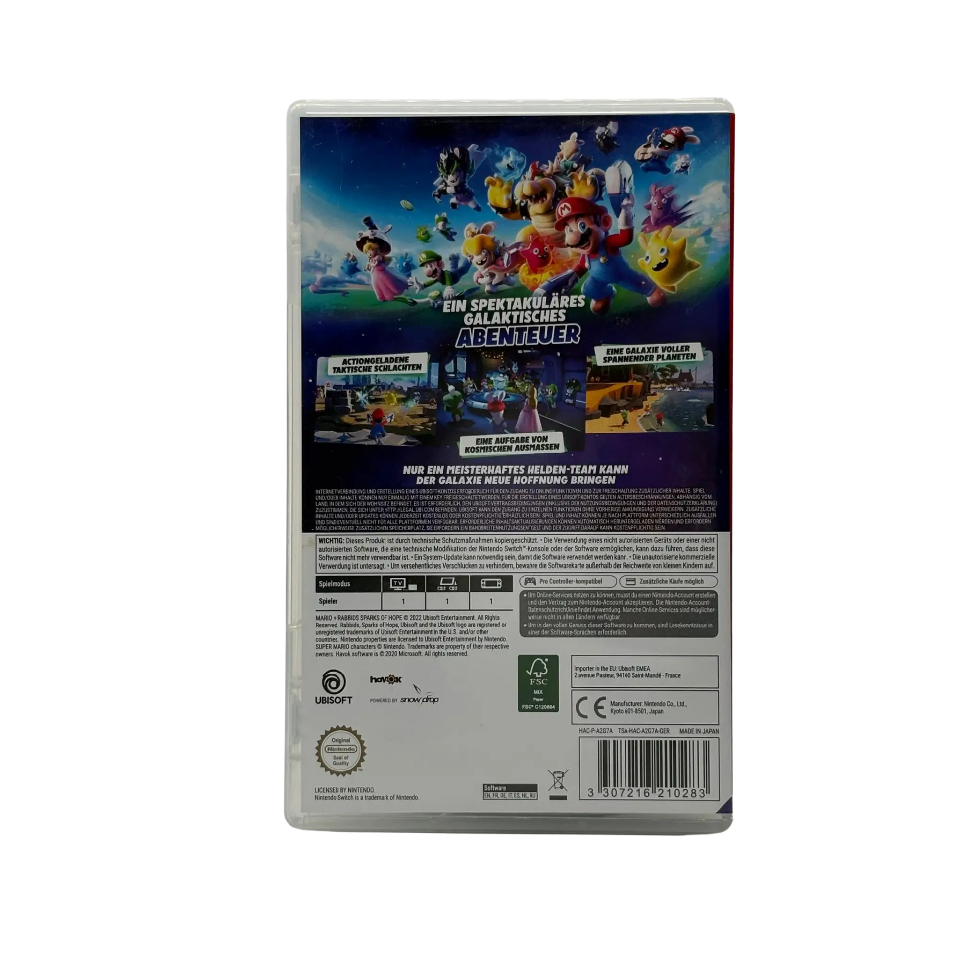 Mario + Rabbids Sparks of Hope - Nintendo Switch - sehr guter Zustand - mit OVP Spiel Zockerkiste