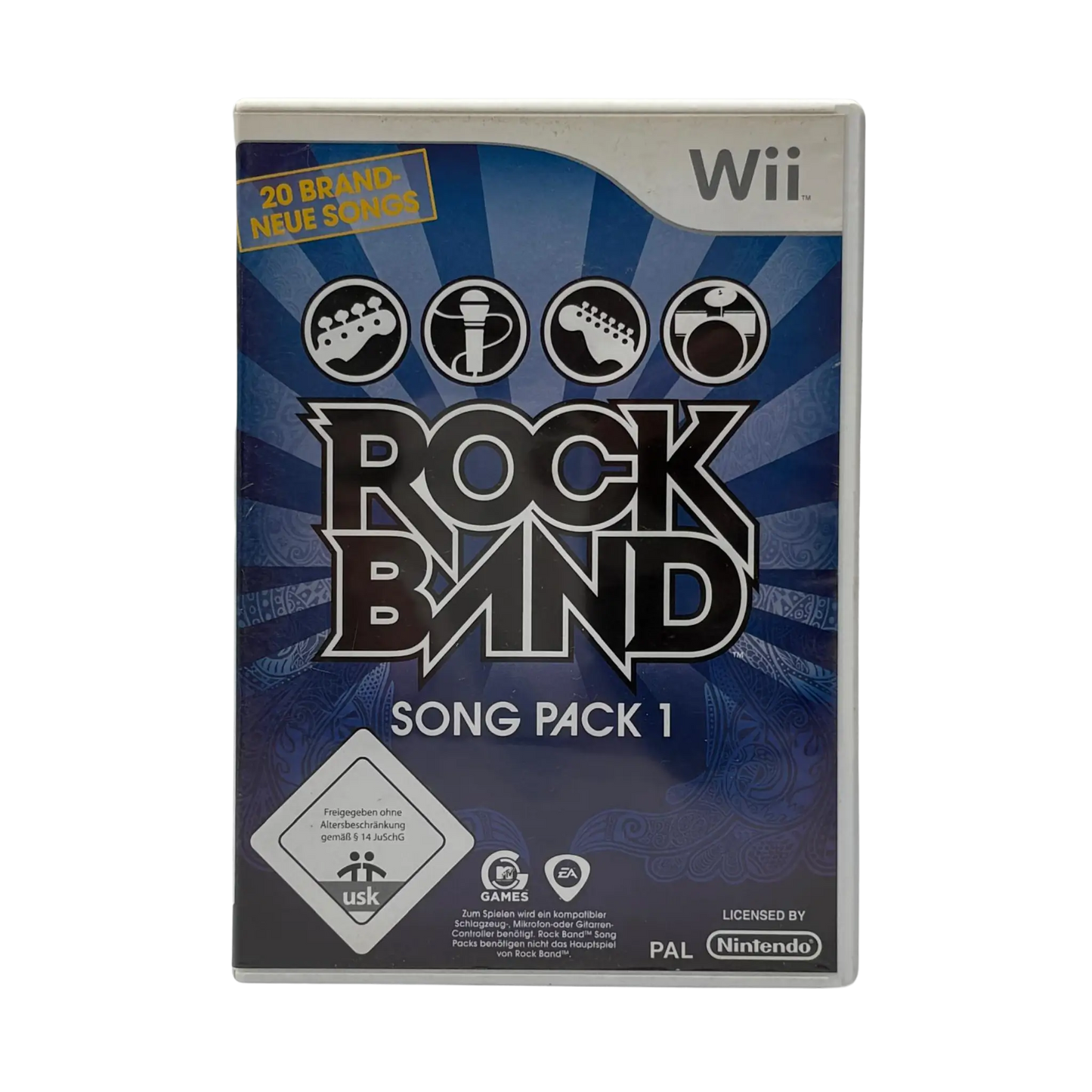 Rock Band Song Pack 1 - Nintendo Wii PAL - OVP - gebraucht (sehr gut)
