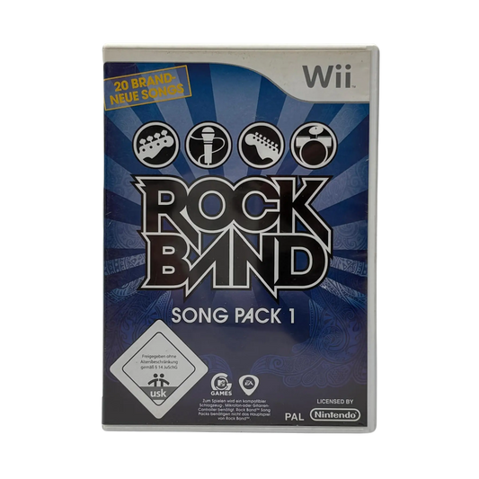 Rock Band Song Pack 1 - Nintendo Wii PAL - OVP - gebraucht (sehr gut)