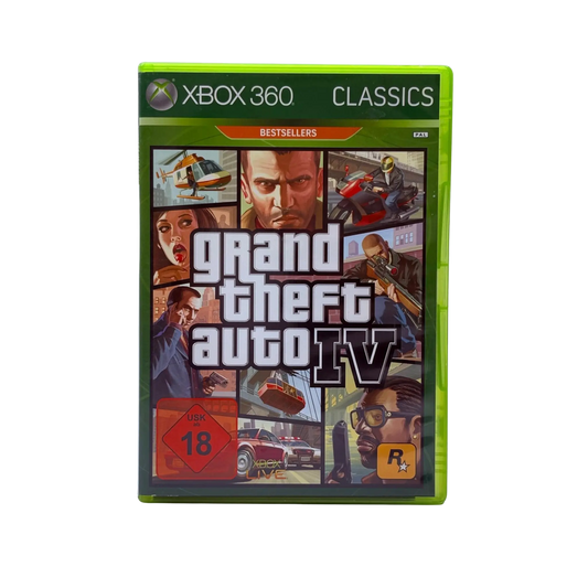 Grand Theft Auto IV (GTA 4) - XBOX 360 Classics - OVP - USK18