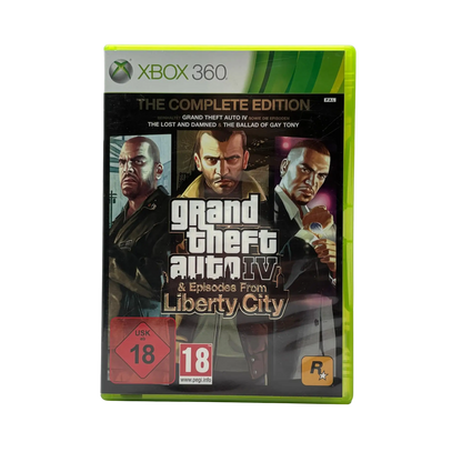 Grand Theft Auto IV (GTA 4) – The Complete Edition - XBOX 360 - OVP -  sehr gut - USK 18