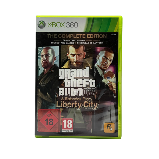 Grand Theft Auto IV (GTA 4) – The Complete Edition - XBOX 360 - OVP -  sehr gut - USK 18